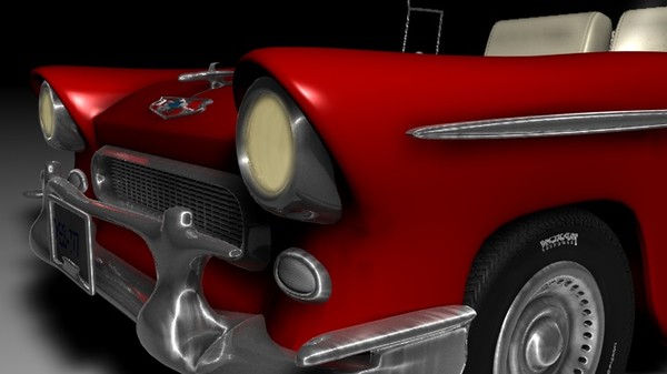 3dsmax classic chevrolet - Chevrolet 1950s Bel Air (With Interior)... by Whong